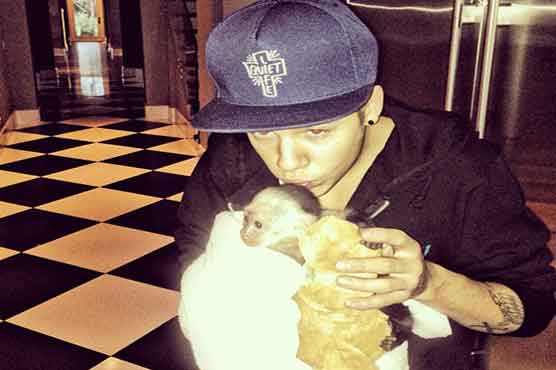 Justin Bieber's monkey detained on German airport