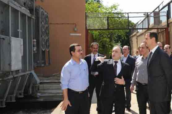 Syrian president makes public visit on Labour Day