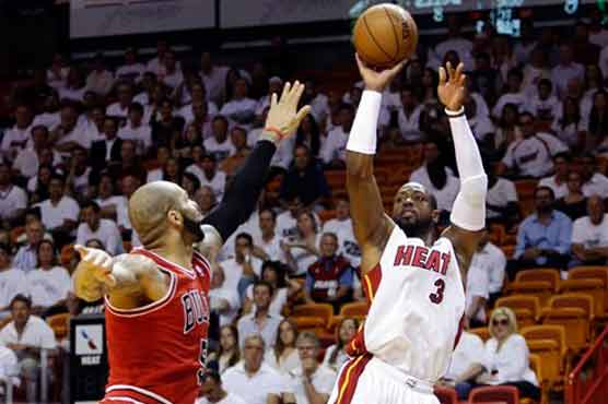 A romp for the Heat, who top Bulls 115-78 