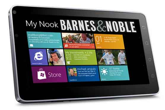 Barnes & Noble shares soar on Microsoft report