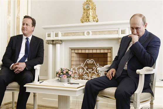 Cameron meets Putin In new push to end Syrian war
