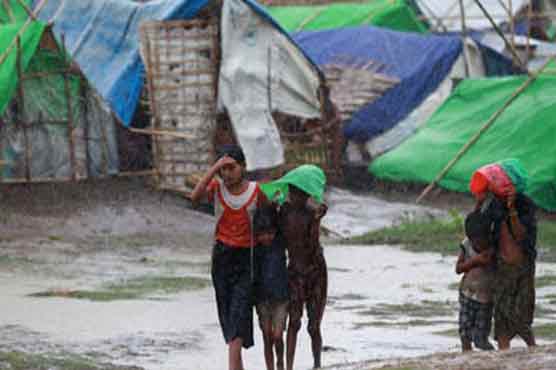 Dozens of Rohingya missing in Myanmar as cyclone looms