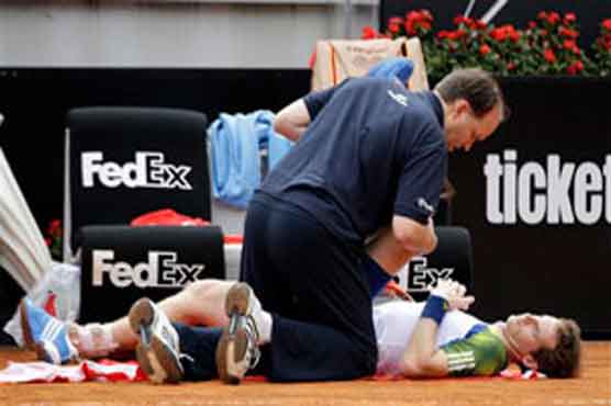 Injured Murray pulls out of Rome Masters match