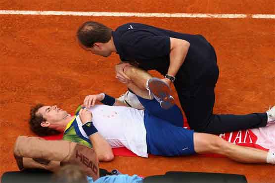 Murray retires with back pain; Nadal wins in Rome