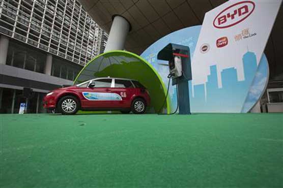 Hong Kong launches first electric taxis