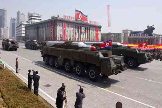 North Korea launches 3 missiles into Japan Sea 