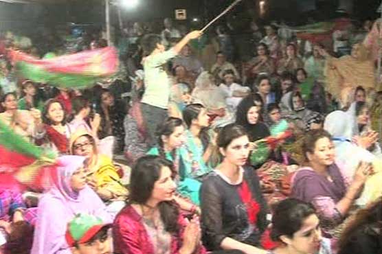 Lahore: PTI anti-rigging sit-in continues