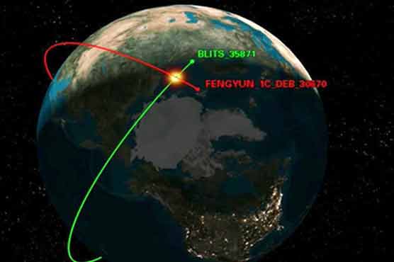 Ecuador satellite collides with Russian space junk