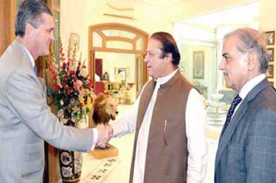 US envoy, Indian HC meet Nawaz Sharif 