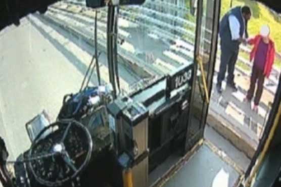 Bus driver prevents woman from committing suicide