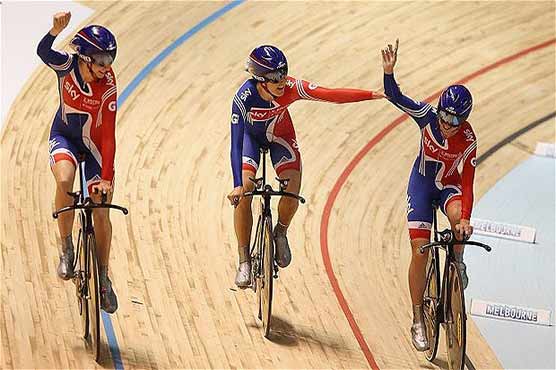 British women set new pursuit world record