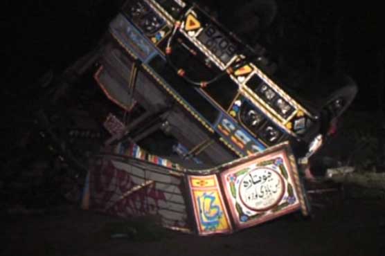 23 hurt as passenger bus overturns near Khaipur