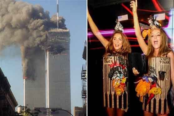 9/11 Twin Towers fancy dress win Halloween costume contest 