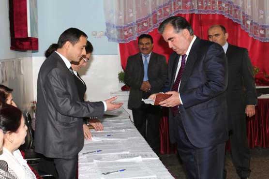 Tajik president reelected in landslide victory