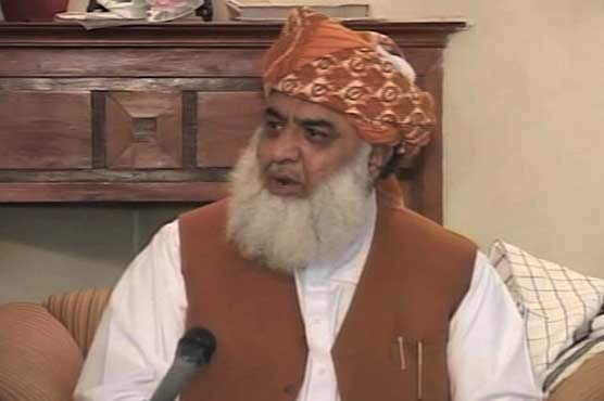 Fazl asks govt not to take u-turn on talks with Taliban