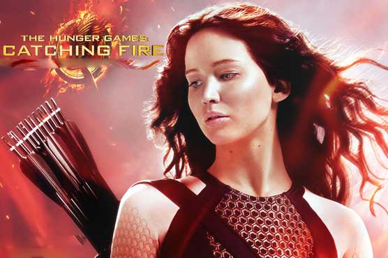 'Hunger Games' get wet London premiere 