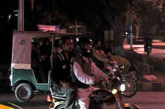 Pillion riding ban extended for two more days in Sindh