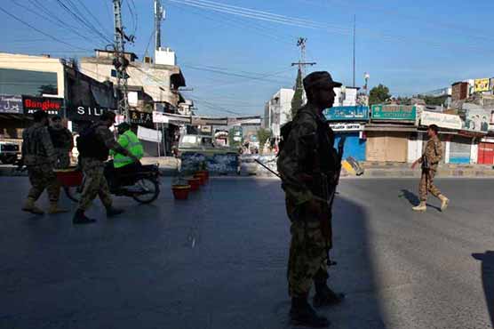 Situation in Rawalpindi tense again, army patrols sensitive areas 