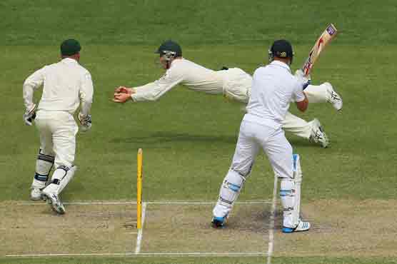 England all out for 136 in 1st Ashes Test