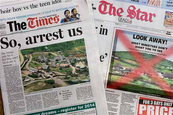   S Africa media defy ban over photo over Zuma's house