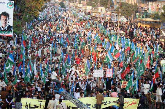 PTI sit-in to block NATO supply resumes today