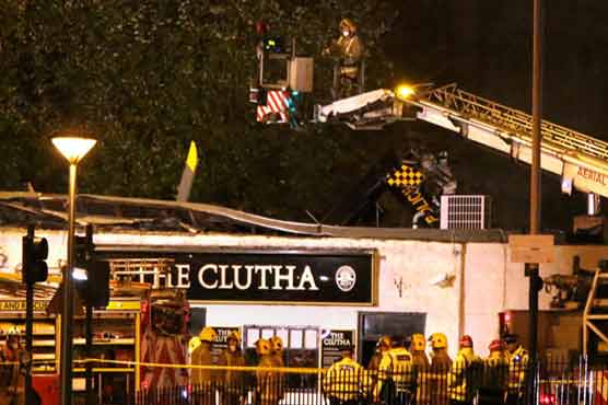 Helicopter crashes into packed pub in Scotland, several hurt