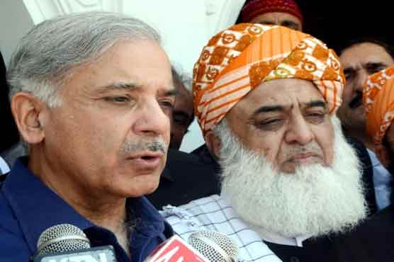 JUI-F chief meets Shahbaz, discusses country's situation