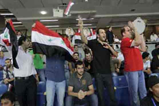 Footballers striving to bring joy to wartorn Syria 