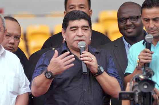 I want to coach Napoli after Benitez, says Maradona