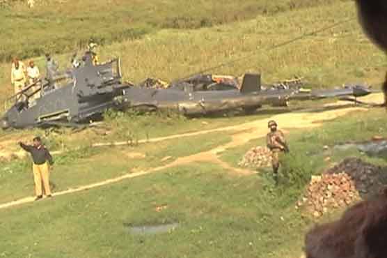 PAF chopper crashes in Gujranwala, 2 pilots injured 