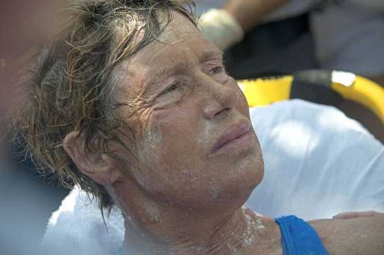 Swimmer, 64, strokes from Cuba to Florida