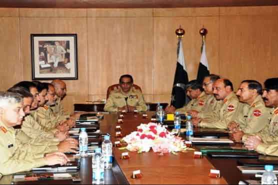 Corps Commanders discuss tension on LoC