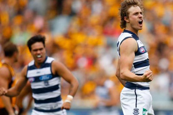 Hawthorn advances, Geelong loses in 1st round 