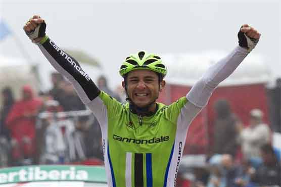Ratto wins rainy 14th Vuelta stage, Nibali leads