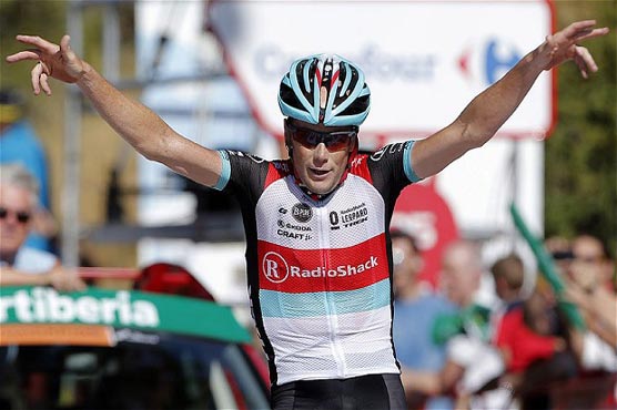 Horner takes Vuelta lead in stage won by Rodriguez
