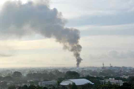 Philippine military launches air assault on rebels