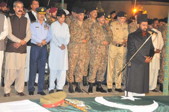 Major General Sanullah Khan laid to rest