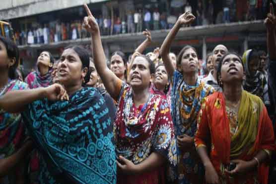 100 factories shut in Bangladesh workers' protest