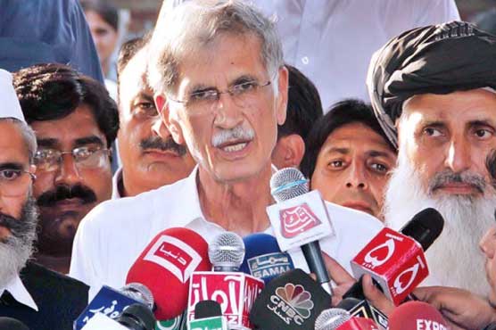 Blasts after APC a deep conspiracy: KP CM