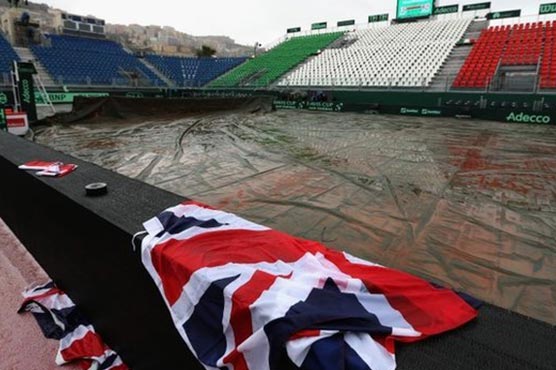 Tennis: GB Davis Cup tie in Italy delayed by rain