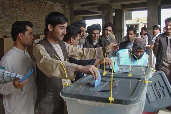Afghan polling stations close after heavy turnout