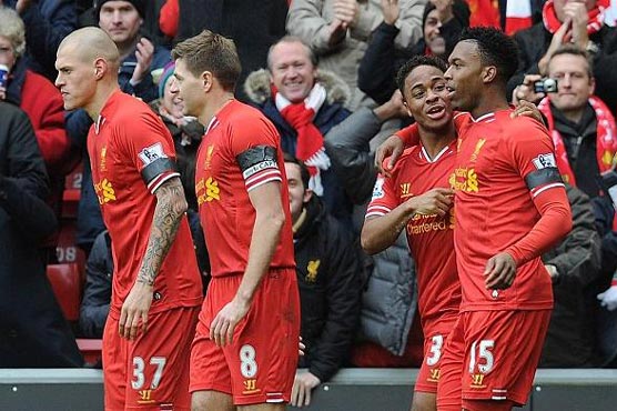 Football: Liverpool on top as Everton down Arsenal
