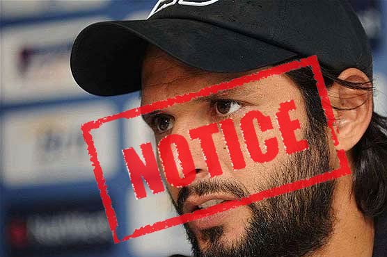 PCB issues show-cause notice to Afridi 