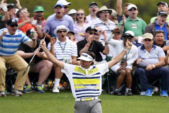 Golf: Bubba grabs Masters lead with five-birdie streak