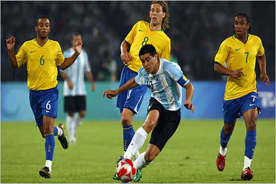 Football: Brazil set Chinese date with Argentina