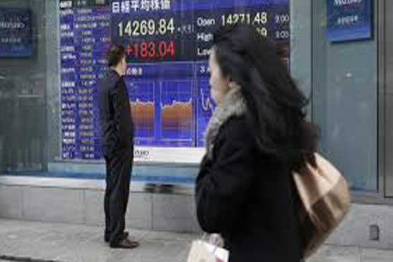 Asian shares mostly up 