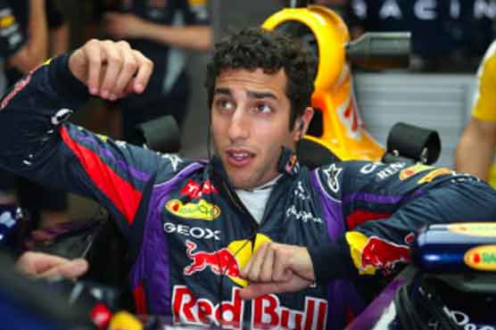 Formula One: Ricciardo fastest in wet practice