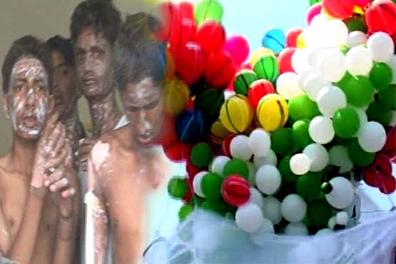 Lahore: 15 boys scorched while popping gas balloons