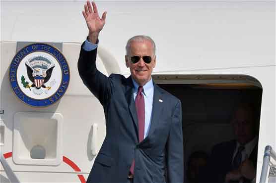 Biden lands in Kiev as Russia accuses Ukraine of breaching deal