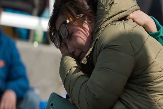 Grief, anger at memorial for South Korea ferry student victims